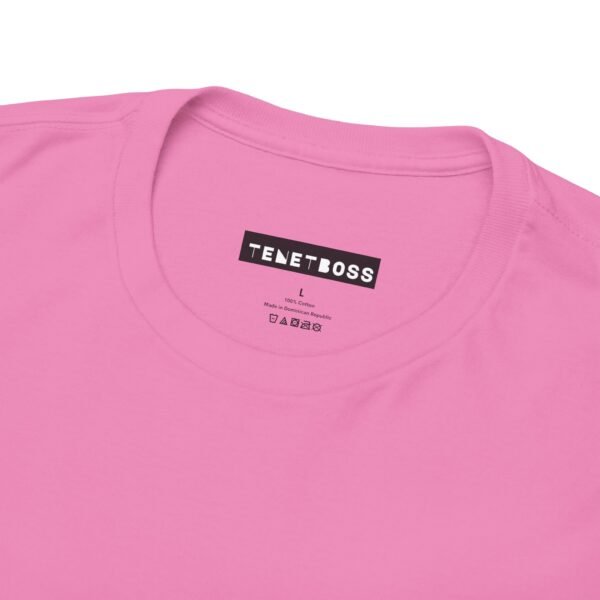 Comfortable Unisex Heavy Cotton Tee in Soft Pink - Casual Everyday Wear - Image 28