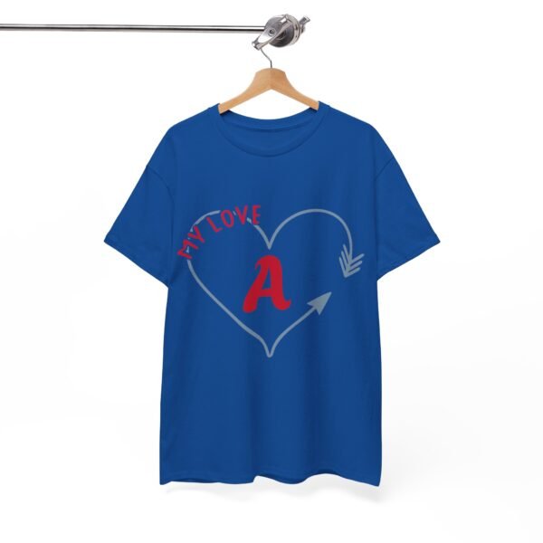 Love Heart Unisex Tee - CUSTOMIZEABLE - Image 24