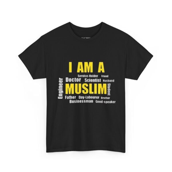 I Am A Muslim Unisex Heavy Cotton Tee - Comfortable Faith-Inspired T-Shirt - Image 2