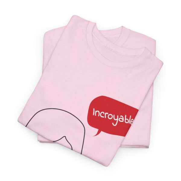 Incredible Vibes Unisex Heavy Cotton Tee - Stylish Graphic T-Shirt for Everyday Wear - Image 4