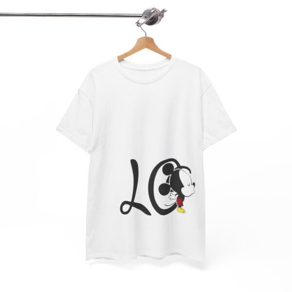 Mickey Mouse Love Unisex Heavy Cotton Tee - Casual Fun Tee for Disney Fans - Image 4