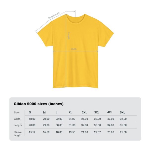 Casual Unisex Heavy Cotton Tee - Comfy Everyday Wear - Image 84