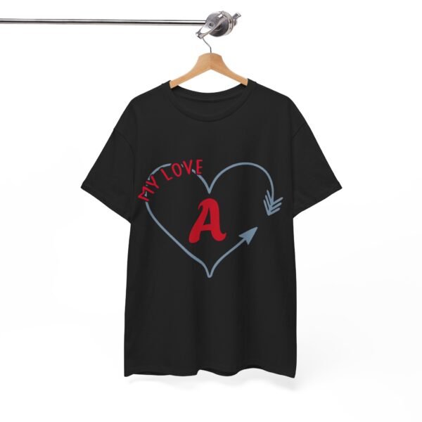 Love Heart Unisex Tee - CUSTOMIZEABLE - Image 4