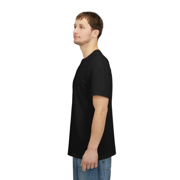 Black Unisex Heavy Cotton Tee - Comfy Casual Everyday Wear - Image 10