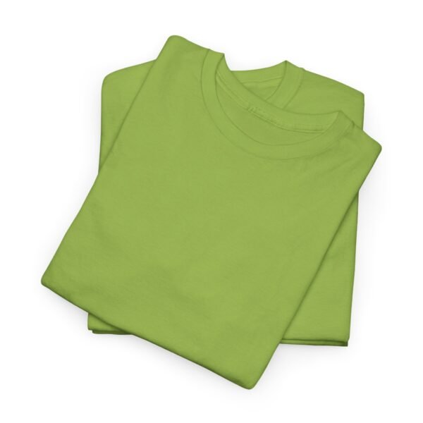 Vibrant Green Unisex Heavy Cotton Tee for Casual Comfort - Image 8