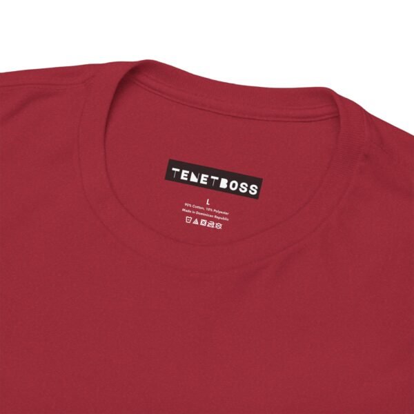 cherry red Unisex Heavy Cotton Tee - Comfortable Everyday Style for All Occasions - Image 6