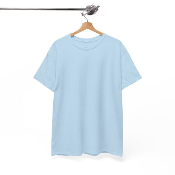 Casual Unisex Heavy Cotton Tee - Comfortable Everyday Wear - Image 16