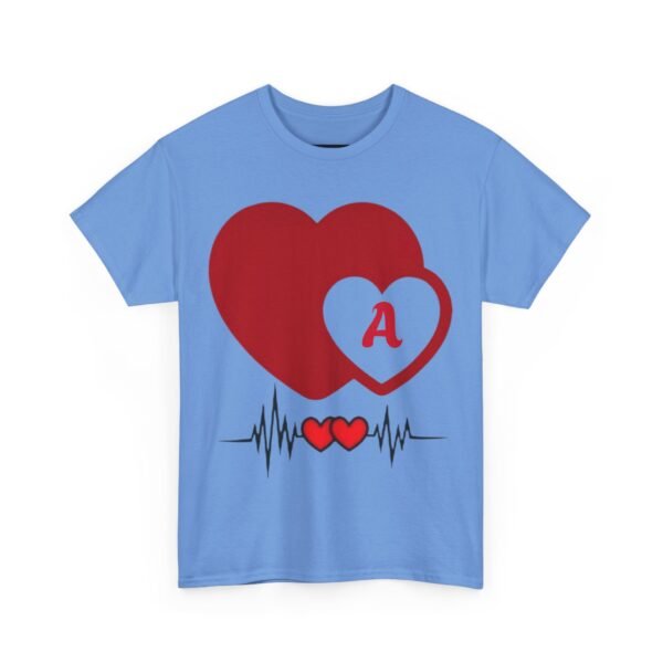Heartbeat Love Unisex Tee - Perfect for Valentine's Day & Romantic Gifts - Image 11