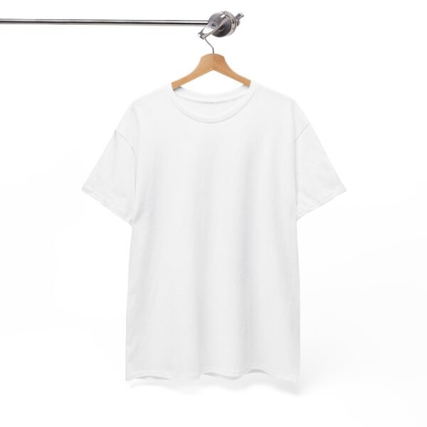 White Unisex Cotton Tee - Image 4