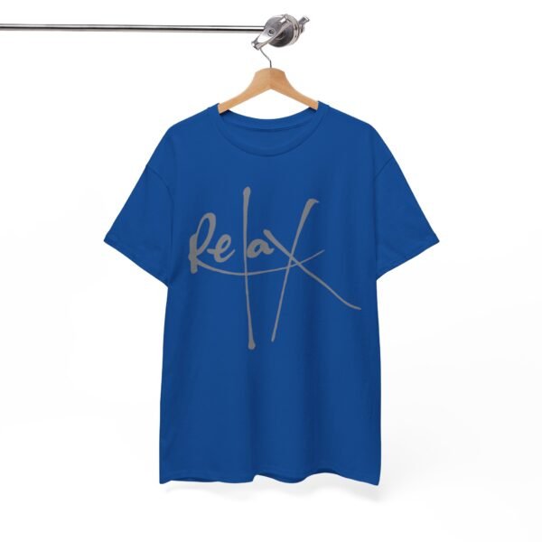 Relax Unisex Heavy Cotton Tee - Comfortable Casual Wear for Stress Relief - Image 24