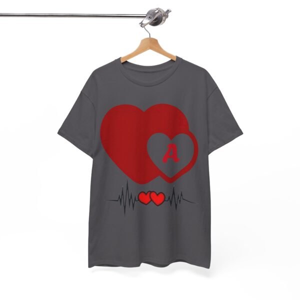 Heartbeat Love Unisex Tee - Perfect for Valentine's Day & Romantic Gifts - Image 24