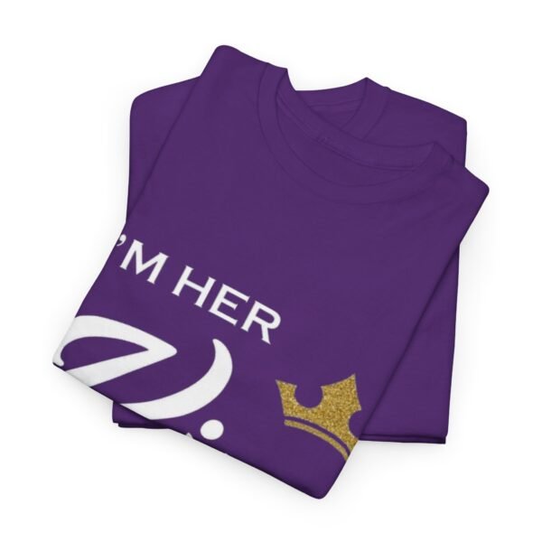 Unisex Heavy Cotton Tee - 'I’m Her King' Stylish Tee for Couples - Image 18
