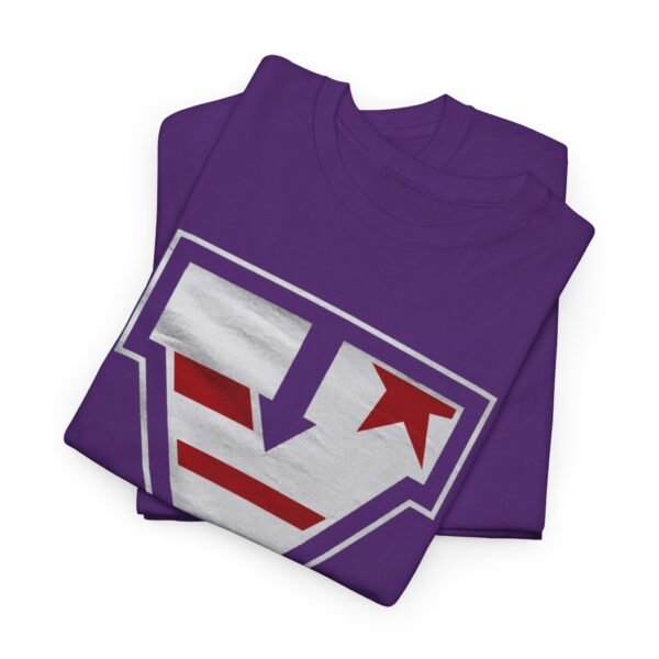 Bold Unisex Heavy Cotton Tee with Star & Stripes Design - Image 28