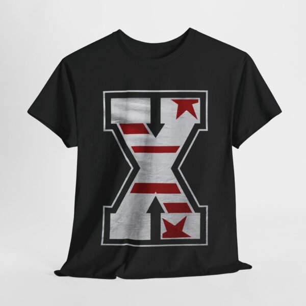 Bold Unisex Heavy Cotton Tee with Star & Stripes Design - Image 13