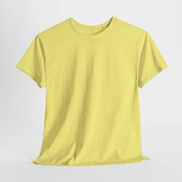 Casual Unisex Heavy Cotton Tee - Comfy Everyday Wear - Image 61