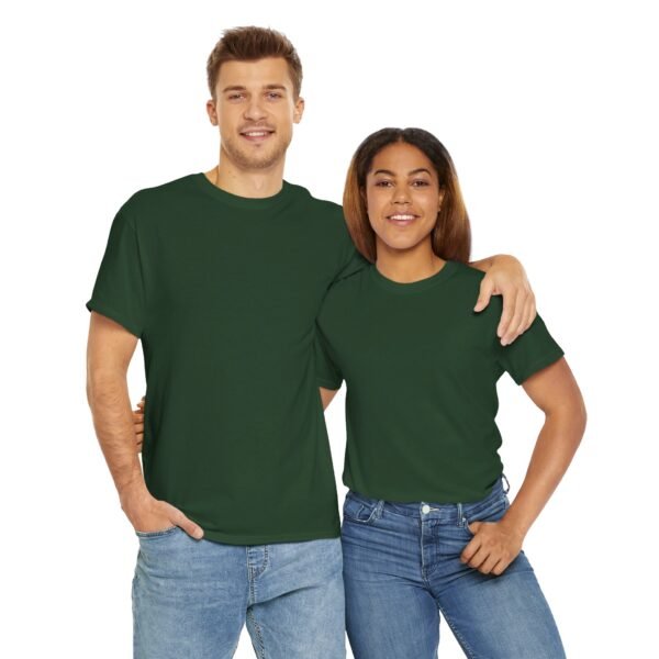 Unisex Heavy Cotton Tee - Comfortable Everyday Wear for Casual Style - Image 11