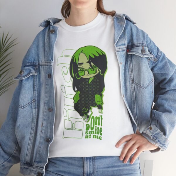 Girls Heavy Cotton Tee - 'Don't Smile at Me' Graphic Tee for Casual Vibes - Image 20