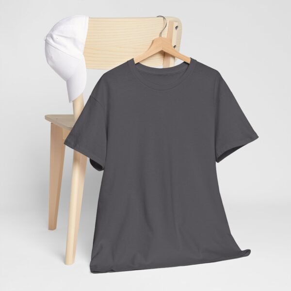 Casual Unisex Heavy Cotton Tee - Perfect for Everyday Wear - Image 5