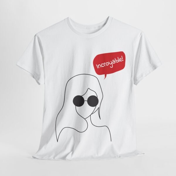 Incredible Vibes Unisex Heavy Cotton Tee - Stylish Graphic T-Shirt for Everyday Wear - Image 5