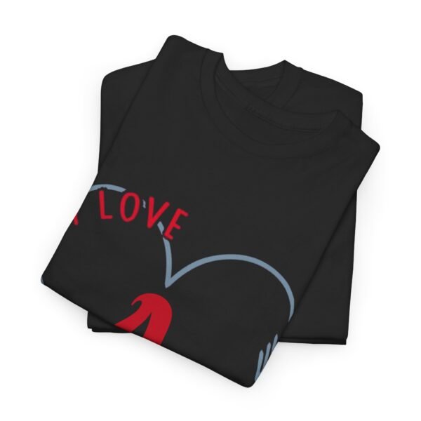Love Heart Unisex Tee - CUSTOMIZEABLE - Image 8
