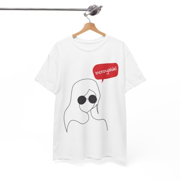 Incredible Vibes Unisex Heavy Cotton Tee - Stylish Graphic T-Shirt for Everyday Wear - Image 6