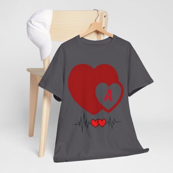 Heartbeat Love Unisex Tee - Perfect for Valentine's Day & Romantic Gifts - Image 25