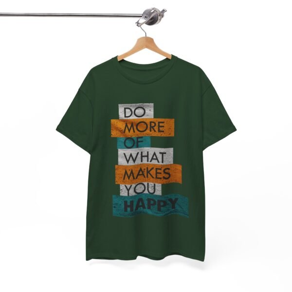 Do More of What Makes You Happy Unisex Heavy Cotton Tee - Image 2