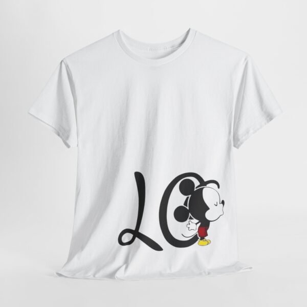Mickey Mouse Love Unisex Heavy Cotton Tee - Casual Fun Tee for Disney Fans