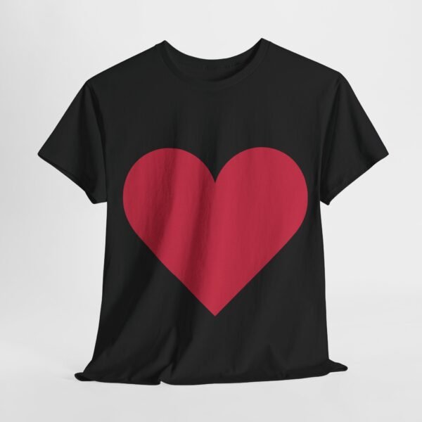 Heart Graphic Unisex Heavy Cotton Tee - Perfect for Valentine's Day and Everyday Love - Image 4