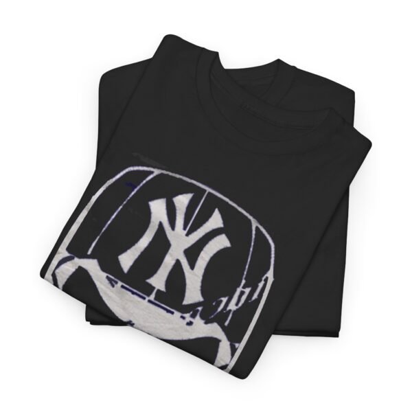 Unisex Heavy Cotton Tee - Urban Style NY Cap with Bandana Graphic - Image 8
