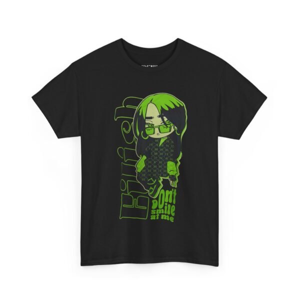 Girls Heavy Cotton Tee - 'Don't Smile at Me' Graphic Tee for Casual Vibes - Image 2