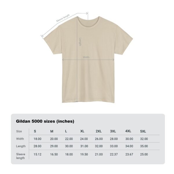 Casual Unisex Heavy Cotton Tee - Comfy Everyday Wear - Image 24