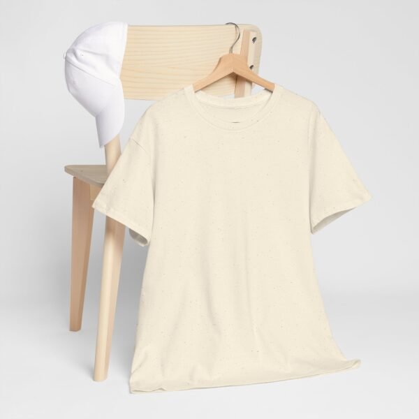 Casual Unisex Heavy Cotton Tee - Comfy Everyday Wear - Image 53