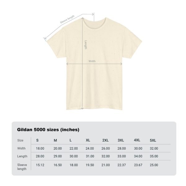 Casual Unisex Heavy Cotton Tee - Comfy Everyday Wear - Image 58