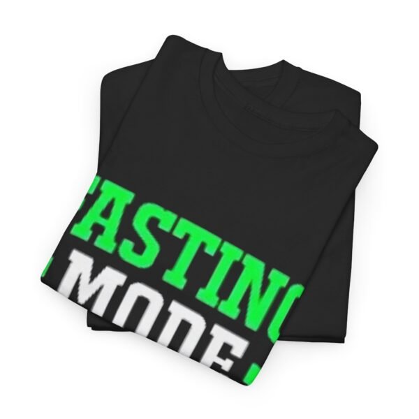 Fasting Mode On Unisex Heavy Cotton Tee | Funny Fitness Shirt - Image 8