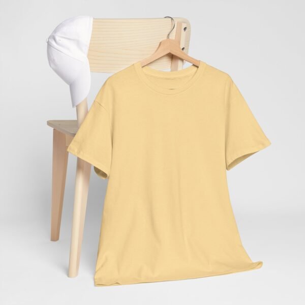 Casual Unisex Heavy Cotton Tee - Comfy Everyday Wear - Image 29