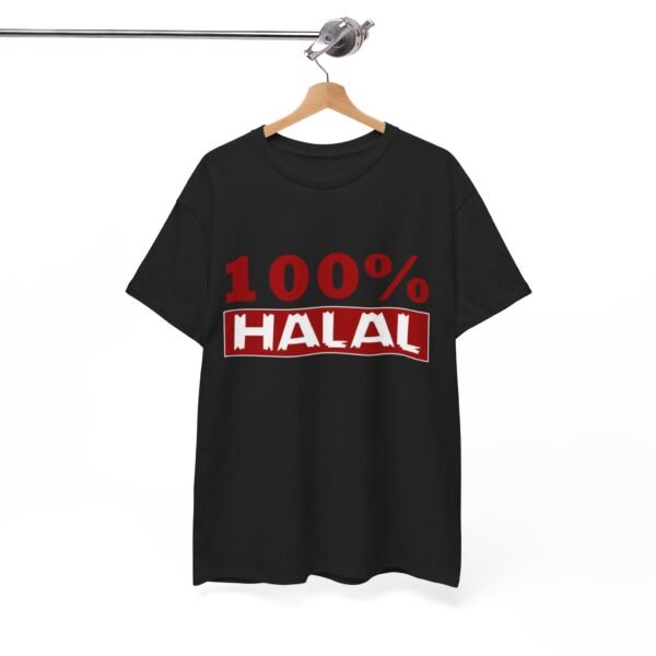100% Halal Unisex Heavy Cotton Tee - Comfortable and Stylish Faith-Based Apparel - Image 4