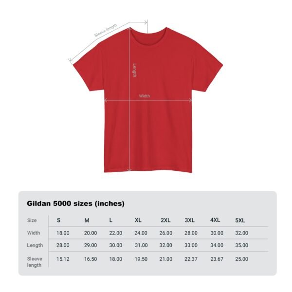 Unisex Heavy Cotton Tee - Comfortable Everyday Wear - Image 24
