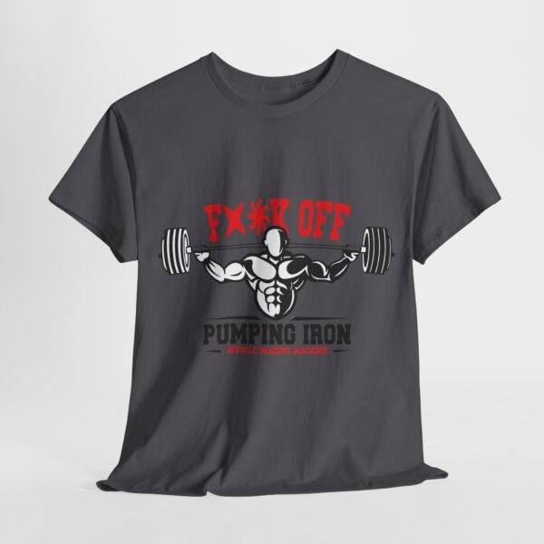 Unisex Heavy Cotton Tee - 'Fx Off Pumping Iron' Workout Shirt