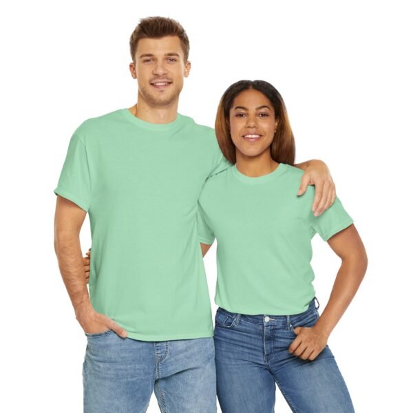 Vibrant Green Unisex Heavy Cotton Tee for Casual Comfort - Image 35