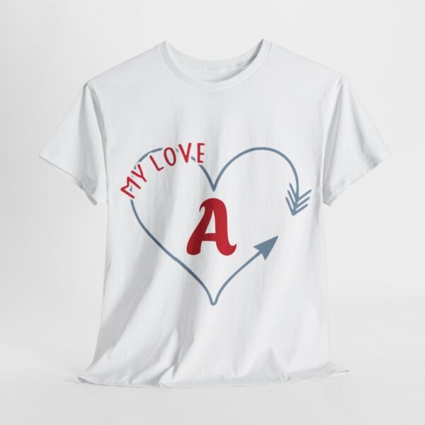 Love Heart Unisex Tee - CUSTOMIZEABLE - Image 13