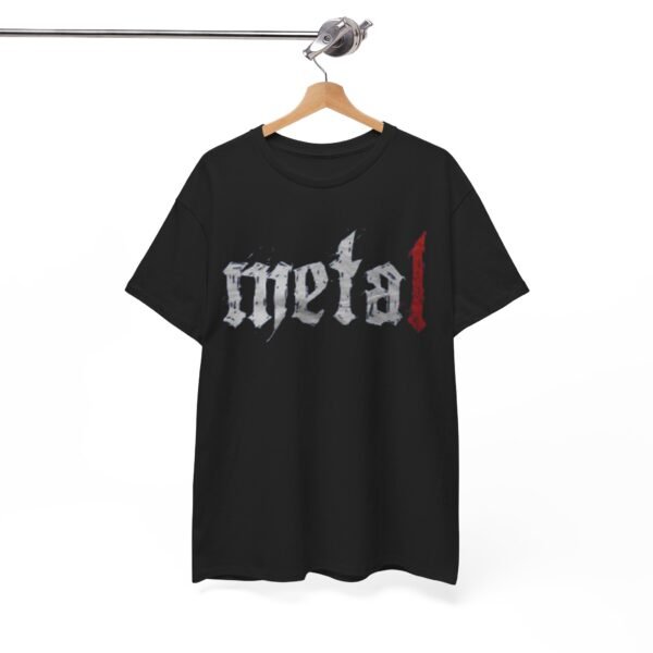 Unisex Heavy Cotton Tee - Metal Graphic Tee for Music Lovers - Image 4