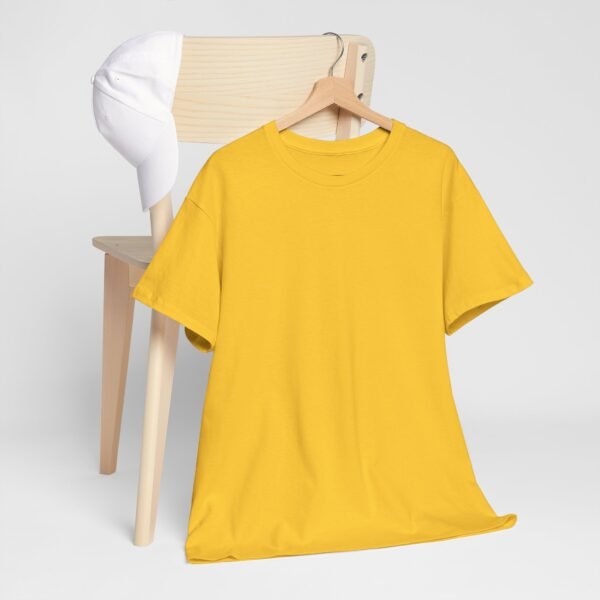 Casual Unisex Heavy Cotton Tee - Comfy Everyday Wear - Image 77
