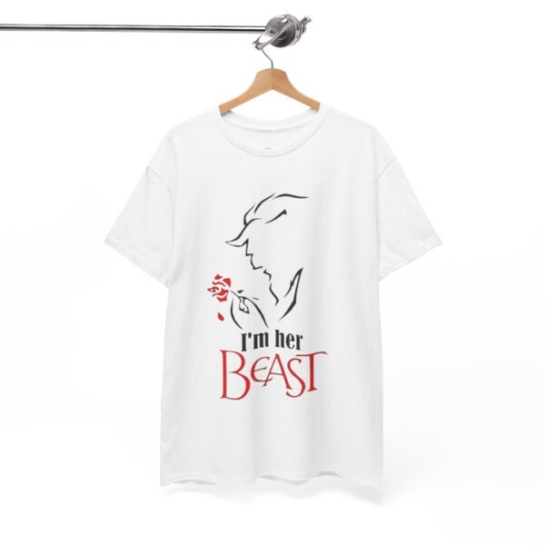 I'm Her Beast Unisex Heavy Cotton Tee - Stylish & Romantic Gift for Couples - Image 4