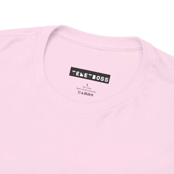 Comfortable Unisex Heavy Cotton Tee in Soft Pink - Casual Everyday Wear - Image 18