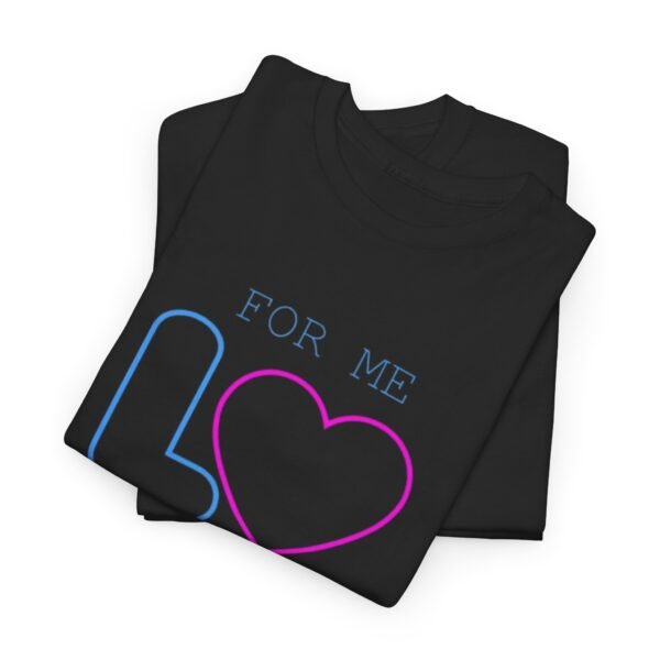 Romantic Unisex Heavy Cotton Tee - 'For Me, Love is You' - Image 8
