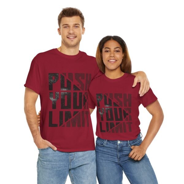 Push Your Limit Unisex Heavy Cotton Tee - Motivational Workout Shirt - Image 19