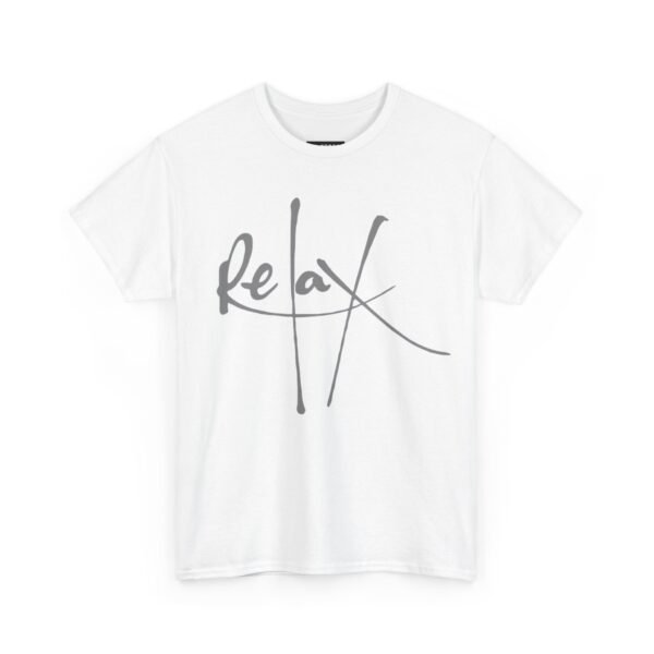 Relax Unisex Heavy Cotton Tee - Comfortable Casual Wear for Stress Relief - Image 11