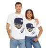 Edgy Skull Graphic Unisex Heavy Cotton Tee - DDBE Streetwear - Image 19