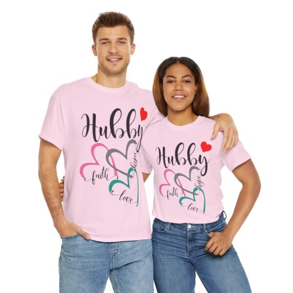 Romantic Hubby T-Shirt - Faith, Love, Design - Image 19